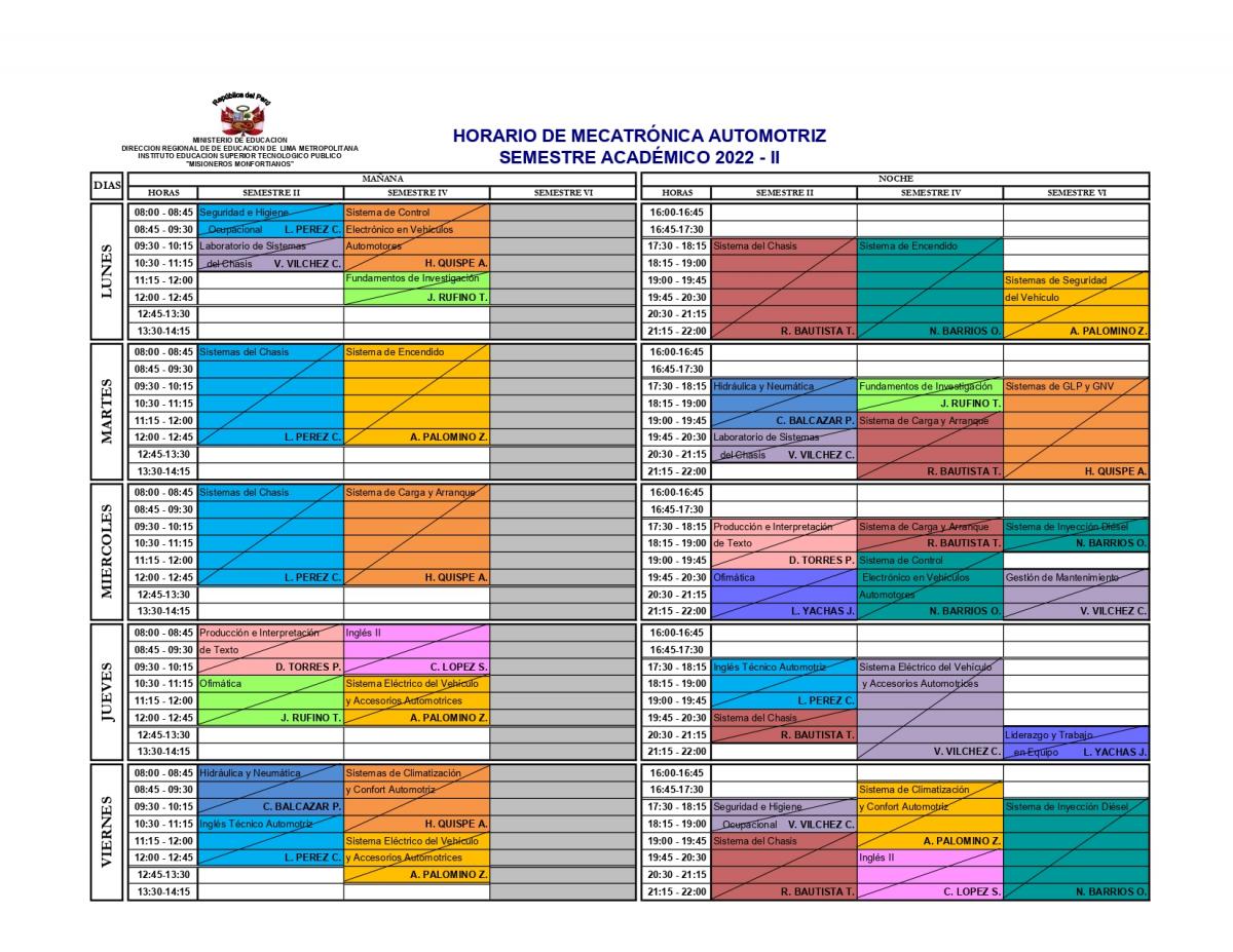 HORARIO MA 2022-II